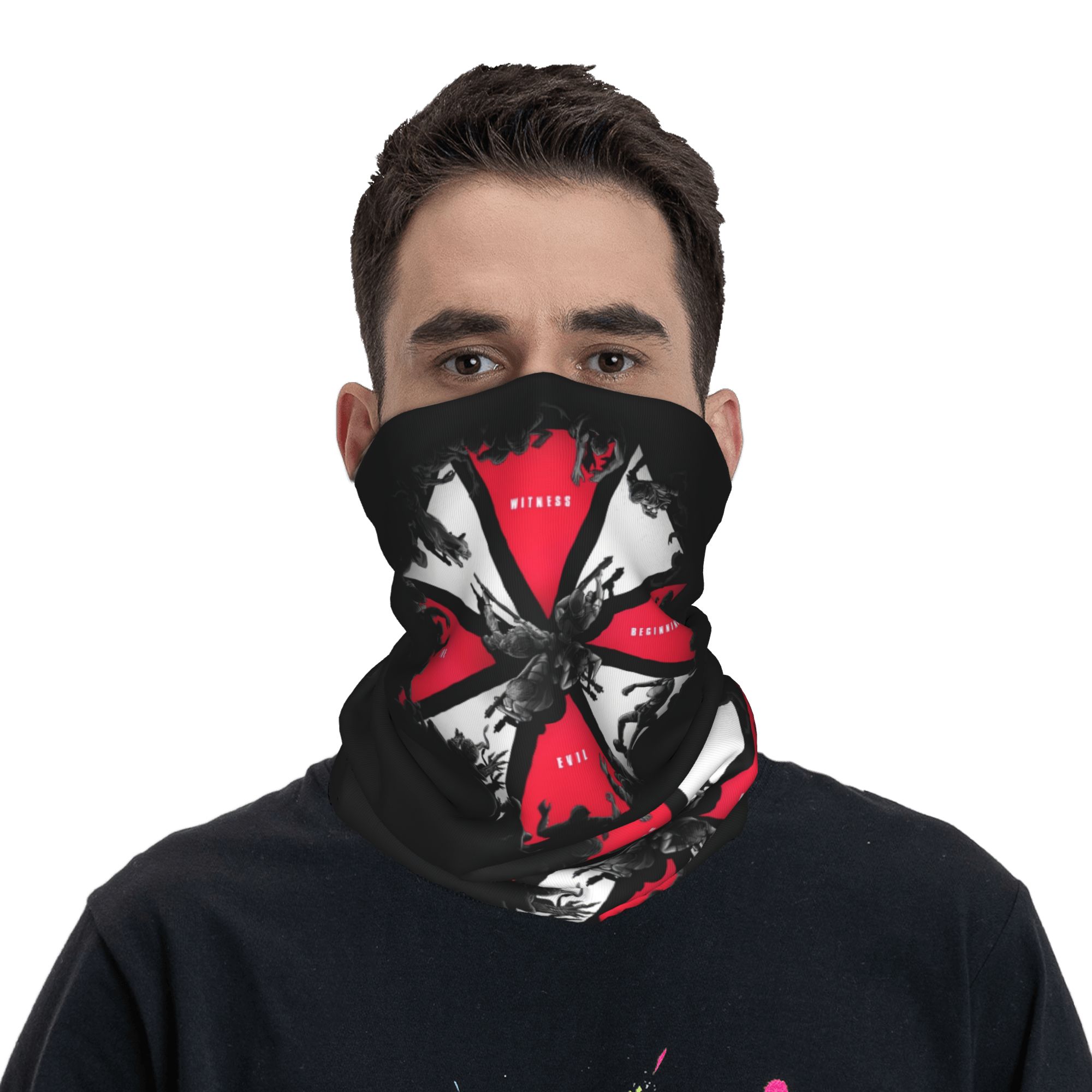 傘企業 バイオハザード 日本 ホラーゲーム バンダナ ネック - Neck Gaiter Fleece のレビューと価格