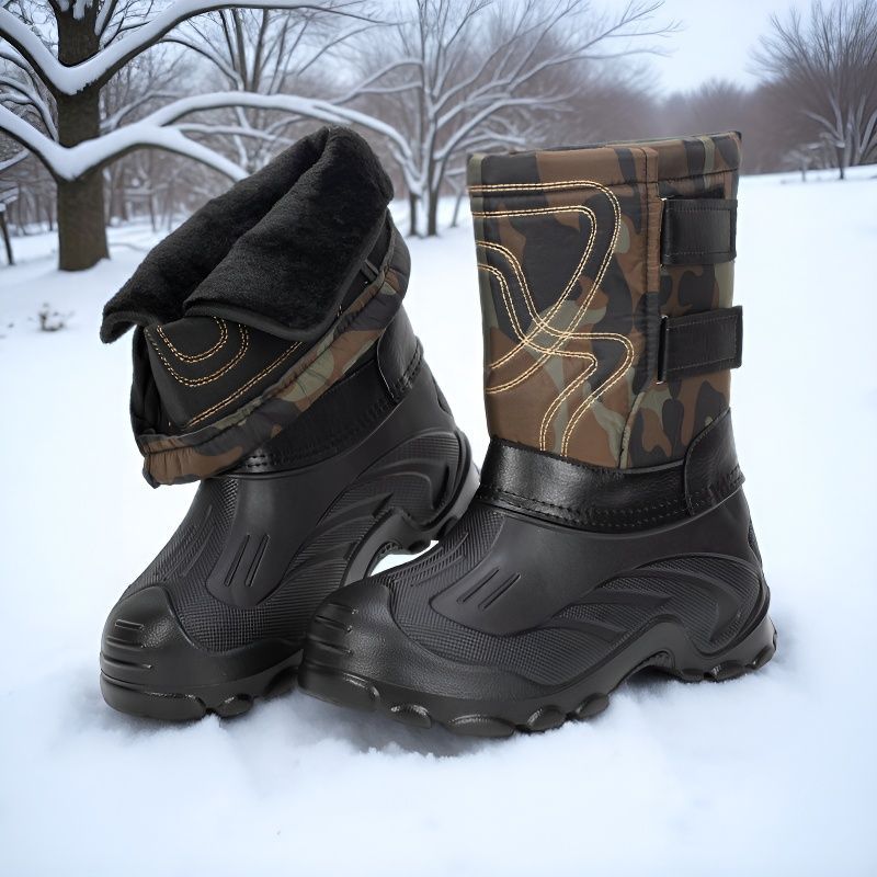 大型サイズのスノーブーツ、耐寒性と保温性に優れたメンズブーツ - Waterproof Winter Boot のレビューと価格