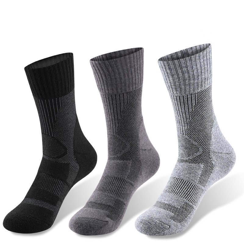 1 ペアメリノウール靴下冬の靴下男性女性厚い登山ハイキング靴 - Thermal Sock Wool のレビューと価格