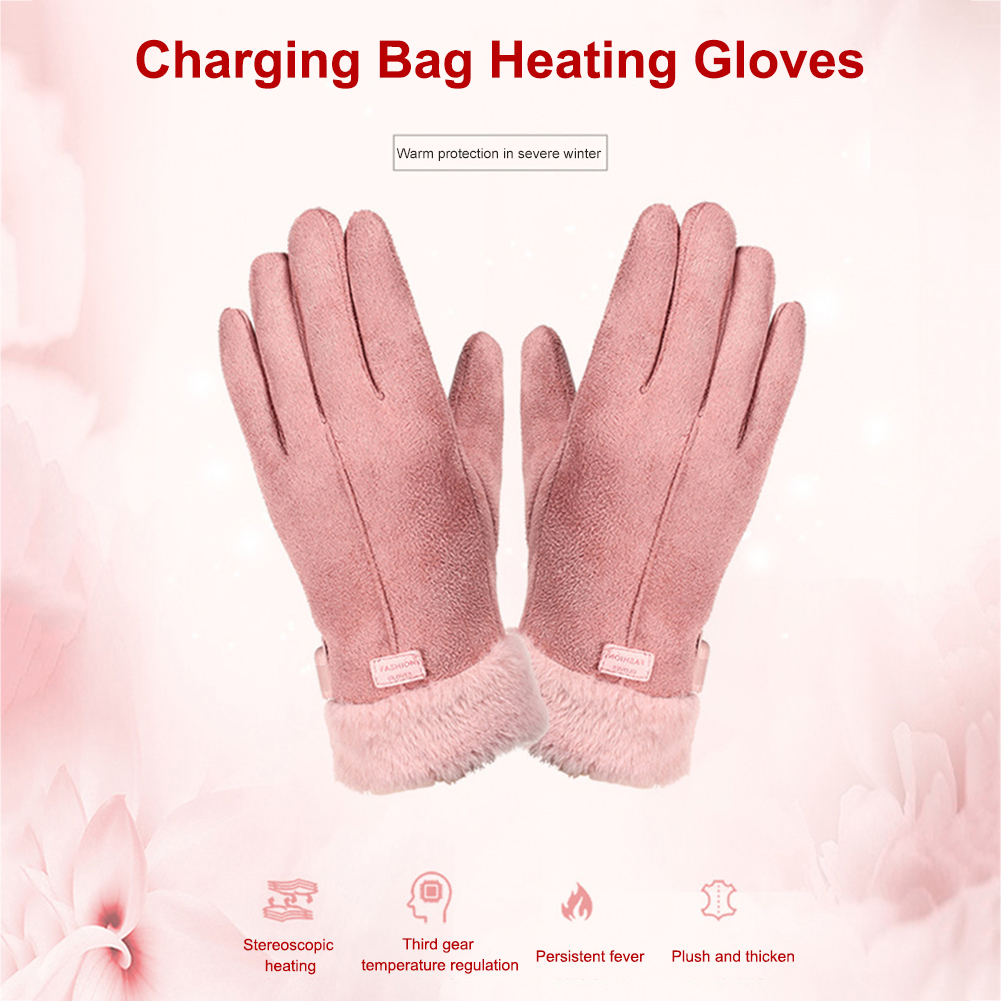USB 電熱手袋屋外サーマルグローブハンドウォーマー冬スキー - Hand Warmer Electric のレビューと価格