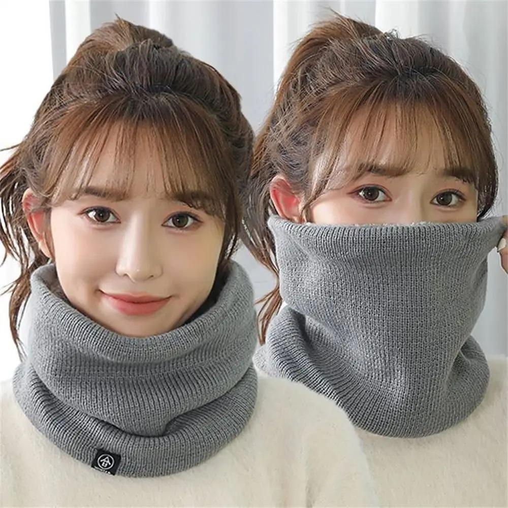 ファッション女性用ニットスカーフ、無地カシミヤ風冬用スヌード - Wool Scarf Men のレビューと価格