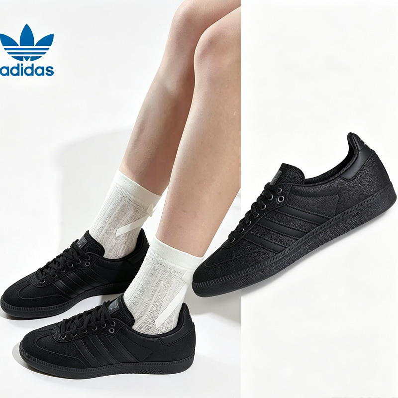 アディダス KI6265 オールブラック レトロ レディース - Adidas Shoes Samba のレビューと価格