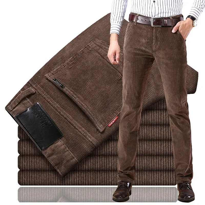 2025年春秋メンズコーデュロイカジュアルパンツストレートレ - Corduroy Pant Warm のレビューと価格
