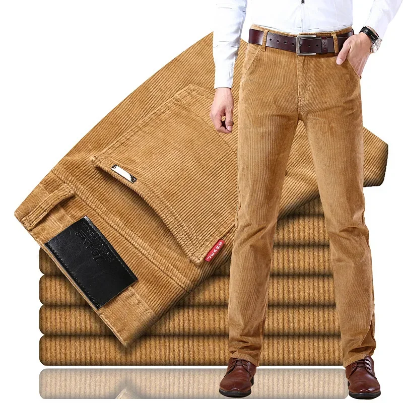 2025年春秋メンズコーデュロイカジュアルパンツストレートレ - Corduroy Pant Warm のレビューと価格