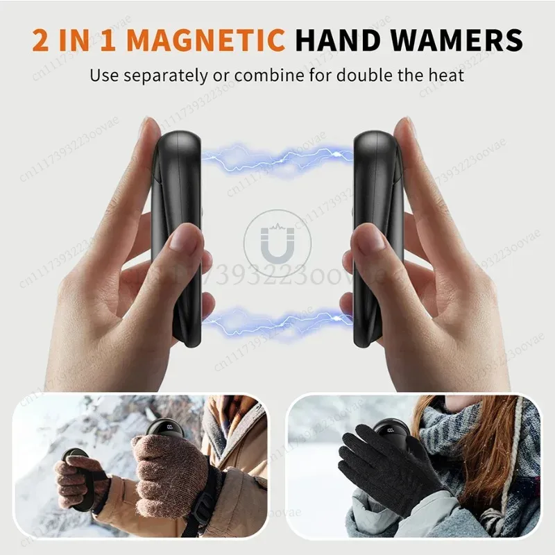 充電式ハンドウォーマー 2個パック 磁気式 3段階設定 速暖 - Hand Warmer Electric のレビューと価格