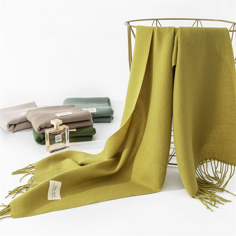 2024 秋のスカーフ女性のためのロング暖かいカシミヤスカー - Shawl Wrap Winter のレビューと価格