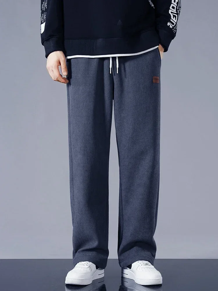 冬厚く暖かいコーデュロイスウェットパンツ男性フリースライナー - Corduroy Pant Warm のレビューと価格