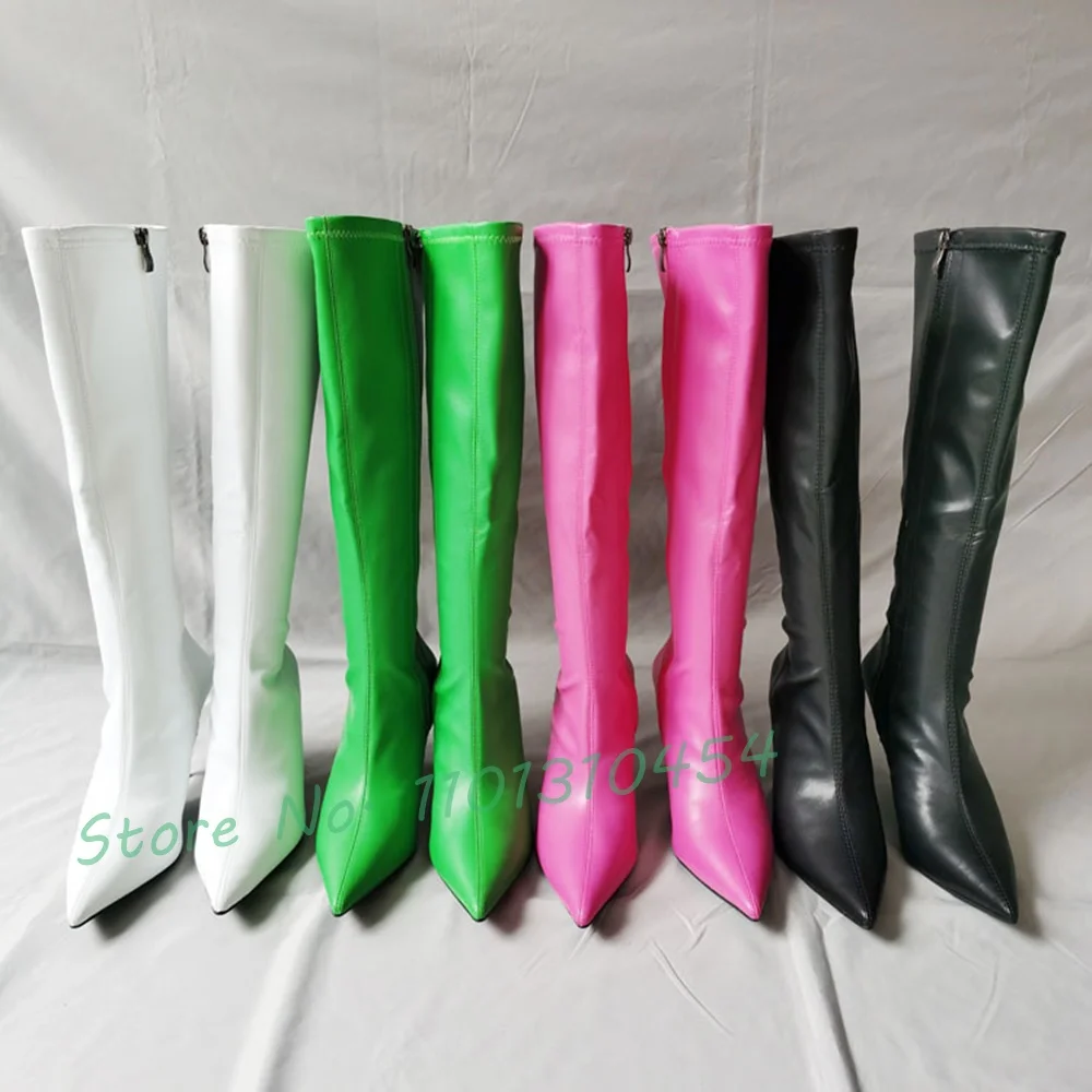 女性のための非常に先のとがったニーハイブーツ,セクシーなロン - Waterproof Winter Boot のレビューと価格