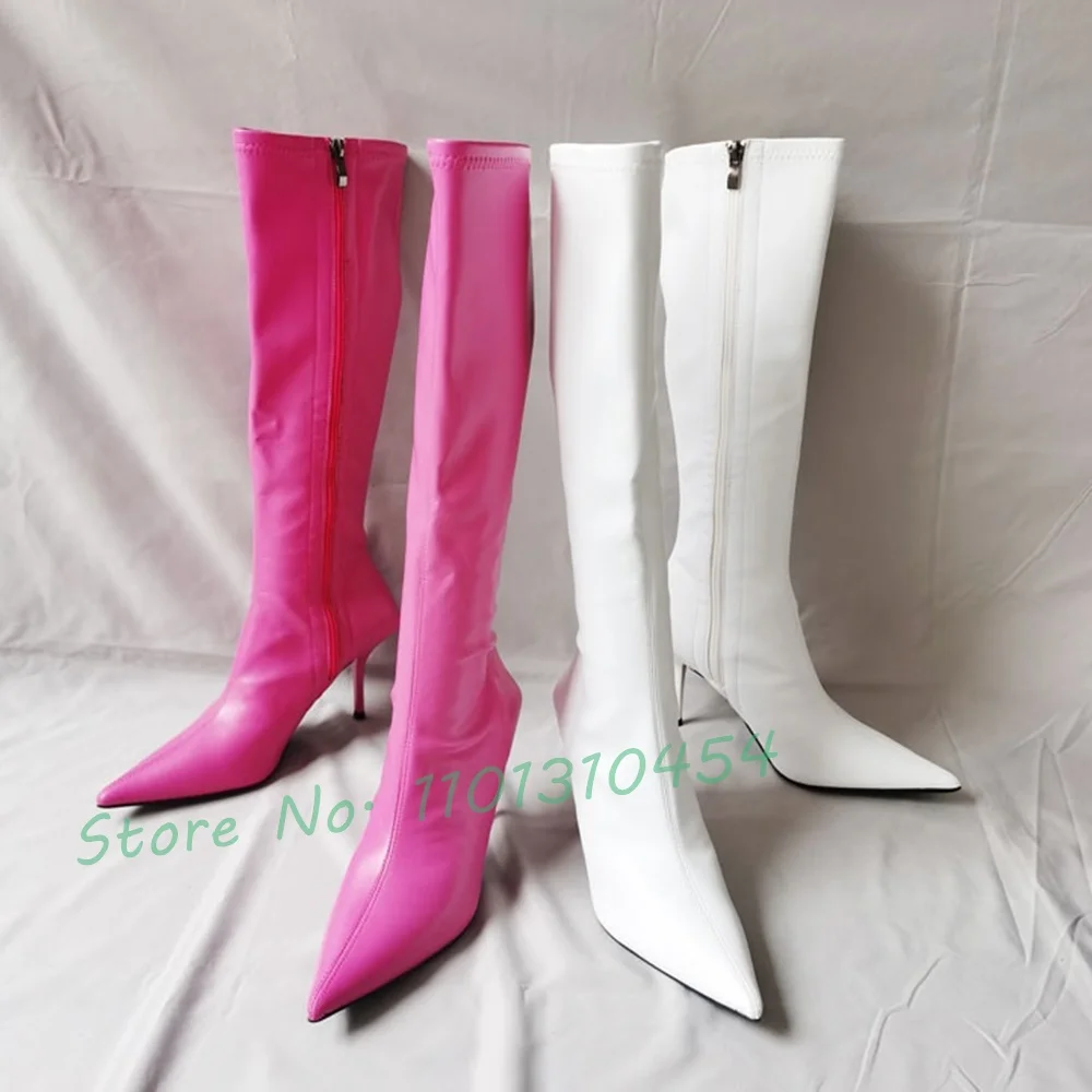 女性のための非常に先のとがったニーハイブーツ,セクシーなロン - Waterproof Winter Boot のレビューと価格